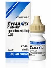 Zymaxid 0.5% O/S Drops 2.5 Ml By Allergan Inc. 