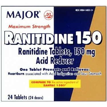 Image 0 of Ranitidine 150mg Acid Control Tabs 24 Generic Zantac