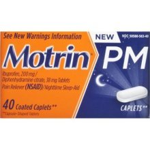 Image 0 of Motrin Pm Tablet 40 Ct