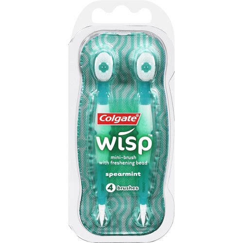 Image 0 of Colgate Wisp Mini-Brush Spearmint 4 Ct