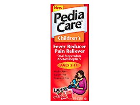 PediaCare Childrens Fever Reducer Pain Reliever Oral Suspension Cherry 4 oz