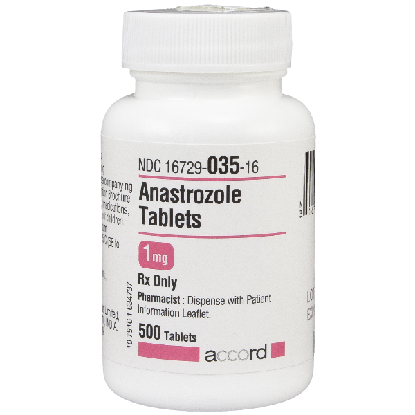 Image 0 of Anastrozole 1 Mg 500 Tab By Accord Health