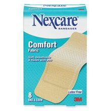 Image 0 of Nexcare Comfort Flexible Fabric Bandage, Knee and Elbow 8 Ct.
