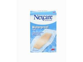 Image 0 of Nexcare Waterproof Clear Bandages Knee/Elbow 8 Ct
