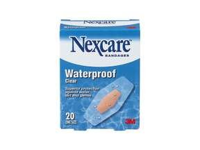 Nexcare Waterproof Clear Protection One Size Bandages 20 Ct.