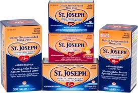 Image 2 of St. Joseph Aspirin 81 Mg Enteric Coated Tablets 120