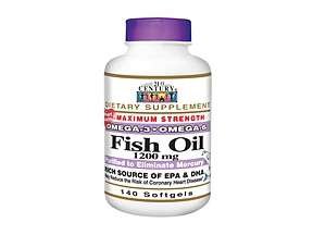 Image 0 of 21St Century Fish Oil 1200 Mg 140 Soft Gels