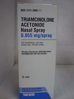 Triamcinolone Aq 55 mcg Nasal Spray 1X16.5 Gm Mfg. By Teva