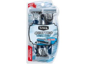 Image 0 of Schick Quattro Disposable Razors Mens 3 Ct.