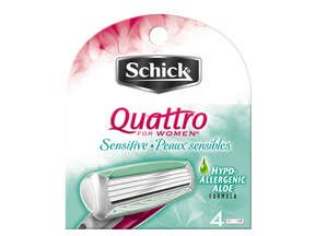 Image 0 of Schick Quattro Refill For Women Sensitive Skin 4 Ct.