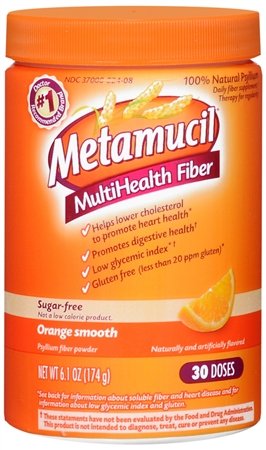 Image 0 of Metamucil Smooth Texture Sugar-Free Orange 30 Each