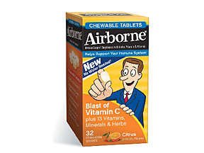 Image 0 of Airborne Immune Chew able Tablets Citrus 32