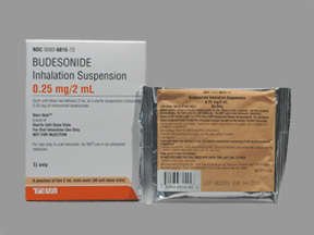 Budesonide 0.25 mg/2ml 30X2 Ml Unit Dose By Teva Pharma.