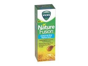 Vicks Nature Fusion Cold & Flu Nighttime Honey Liquid 8 oz