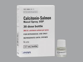 Calcitonin-Salmon 200U Nasal Spray Inhaler 3.7 Ml By Par Pharma