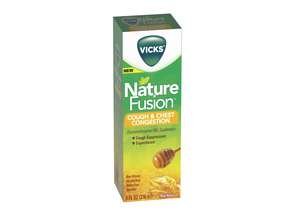 Image 0 of Vicks Nature Fusion Cold And Congestion Liquid Honey 8 Oz