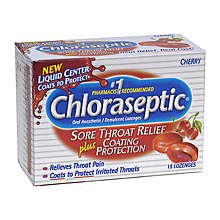 Chloraseptic Total Lozenge Cherry 15 Ct