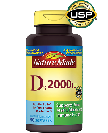 Nature Made Vitamin D 2000IU 90 Liquigel