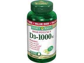 Image 0 of Nature's Bounty Vitamin D3 1000 Mg Soft Gels 250