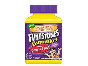 Flintstones Childrens Multivitamin Plus Omega-3 DHA, Gummies 70 Each