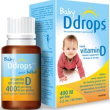 Vitamin D Baby Ddrops 400IU 90 Drops 0.08 Oz