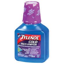 Tylenol Cold Multi Symptom Nighttime Liquid Cool Brust 8 Oz