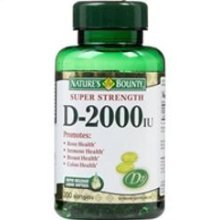 Image 0 of Nature's Bounty Vitamin D3 2000IU 240 soft Gels