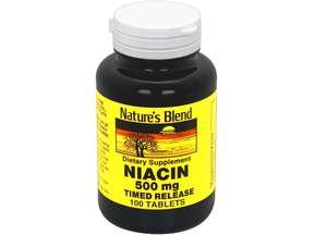 Nature's Blend Niacin 500 Mg Timed Release 100 Tabs