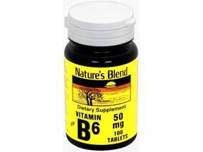 Image 0 of Nature's Blend Vitamin B6 50 MG Tablets 100