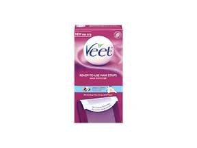 Image 0 of Veet Leg Body Sensitive Skin Strips 40 Ct