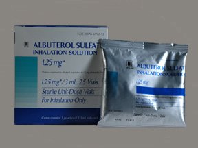 Albuterol Sulfate 0.42Mg/Ml Innhalation Ampoules 25X3 Ml Unit Dose By Mylan