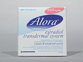 Alora 0.025Mg/24Hr Patch 8 By Actavis Pharma.