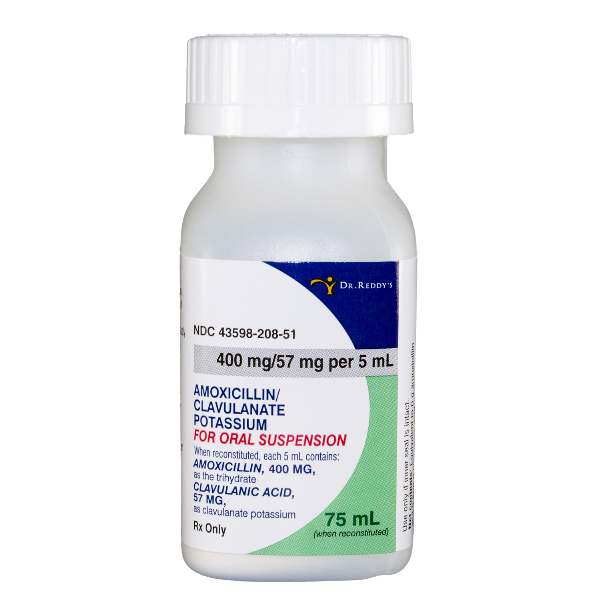 Amoxicillin-Clay K 400-5 Mg/Ml Suspension 75 Ml By Dr Reddy.