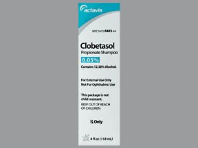 Image 0 of Clobetasol 0.05% Shampoo 4 Oz By Actavis Pharma