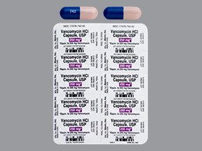Image 0 of Vancomycin 250 Mg Caps 20 Unit Dose By Akorn Inc. 