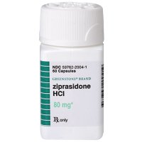 Ziprasidone 80 Mg Caps 60 By Greenstone Ltd. 