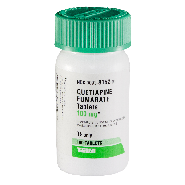 Quetiapine Fumarate 100 Mg Tabs 100 By Teva Pharma