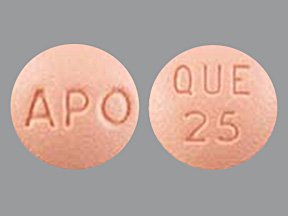 Quetiapine Fumarate 25 Mg Tabs 100 By Apotex Corp 