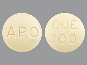 Image 0 of Quetiapine Fumarate 100 Mg Tabs 100 By Apotex Corp.