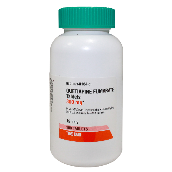 Image 0 of Quetiapine Fumarate 300 Mg Tabs 100 By Teva Pharma 