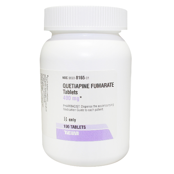 Quetiapine 400 Mg Caps 100 By Teva Pharma 