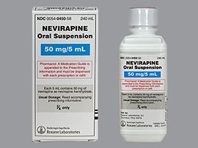 Nevirapine 50Mg/5Ml Susp 240 Ml By Roxane Labs