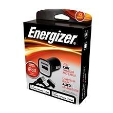 Energizer Apple USB Car Charger & Cable PC-1CAT