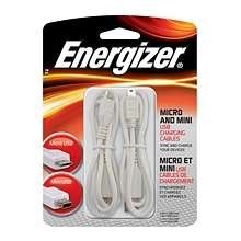 Image 0 of Energizer USB Charging Cables Micro & Mini 2 pk