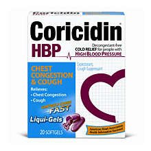 Image 0 of Coricidin HBP Chest Congetion & Cough Liqui - Gels 20ct