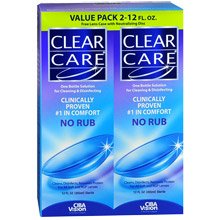 Image 0 of Clear Care Disinfecting Solution Twin Pack 2x12 Oz