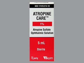 Atropine Care 1% Drop 1X5 Ml Mfg.by:Akorn Opthalmics, USA.