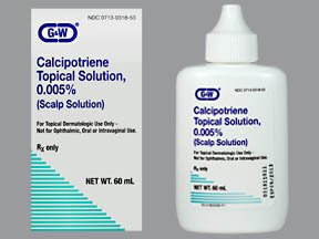 Calcipotriene 0.005% Solution 60 Ml By G & W Labs.