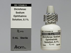 Diclofenac Sodium 0.1% Oph Solution 5 Ml By Akorn Inc