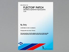 Flector 1.3% Patch 30 By Pfizer Pharma.